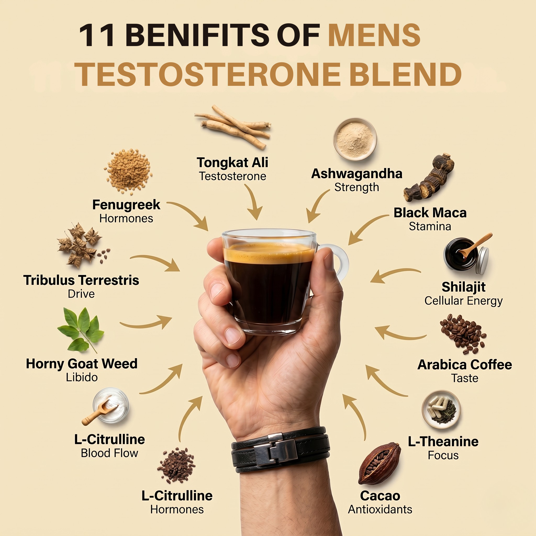 BioFusion Technology™ Testosterone Coffee