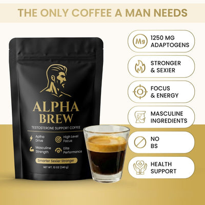 AlphaBrew Heat Activated Testosterone Coffee
